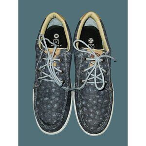 Twisted X Hooey Loper Lace Up Fabric Upper Comfy Casual Shoes Women Size 10M